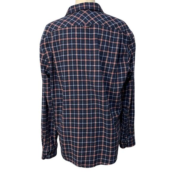 Jachs Men’s Plaid Recycled Flannel Long Sleeve Button Up Shirt Size XL - Picture 4 of 10